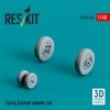 RESKIT RS48-0536 Fairey Gannet wheels set (3D Printed) 1/48